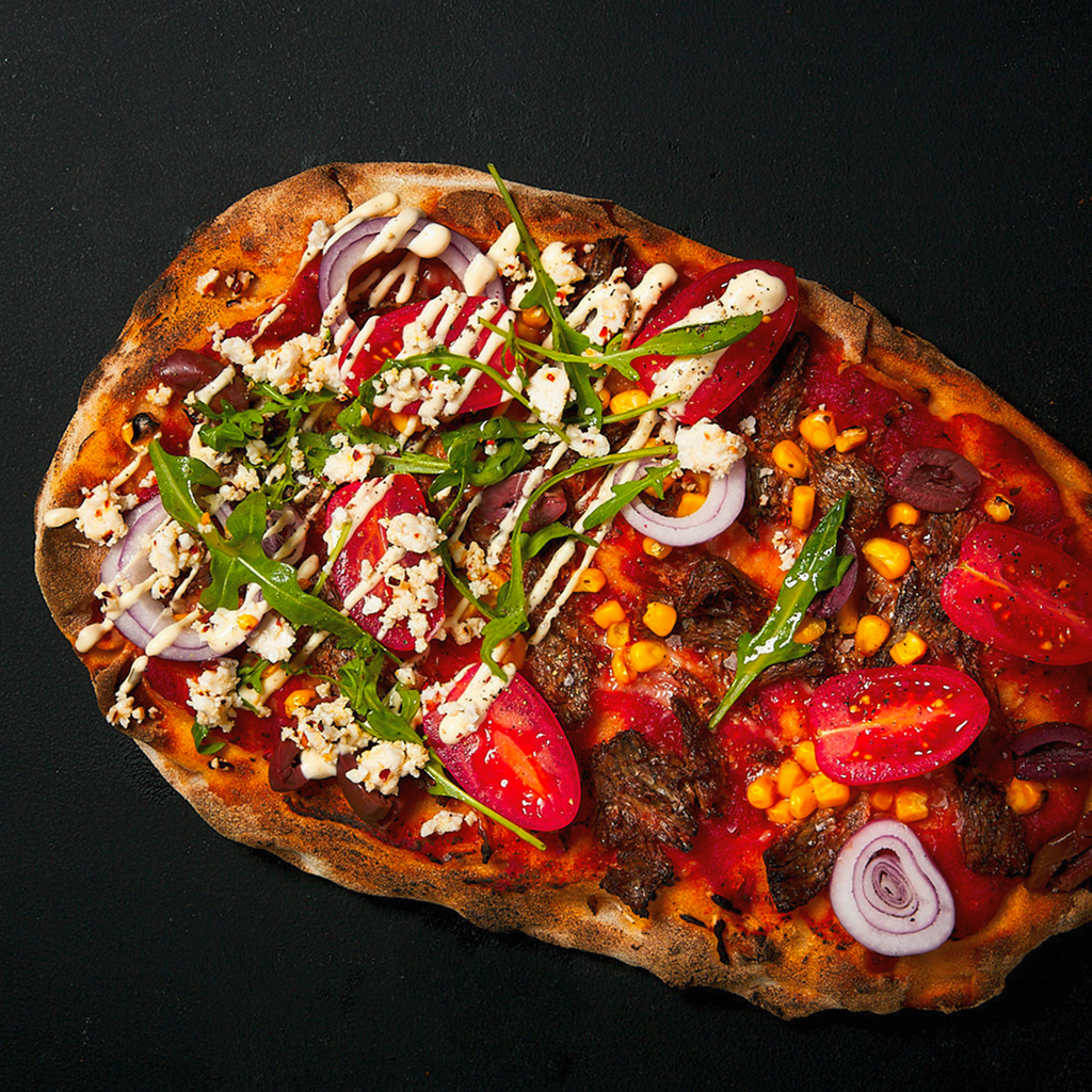 Yummy Pinsa mit veganer Hollandaise